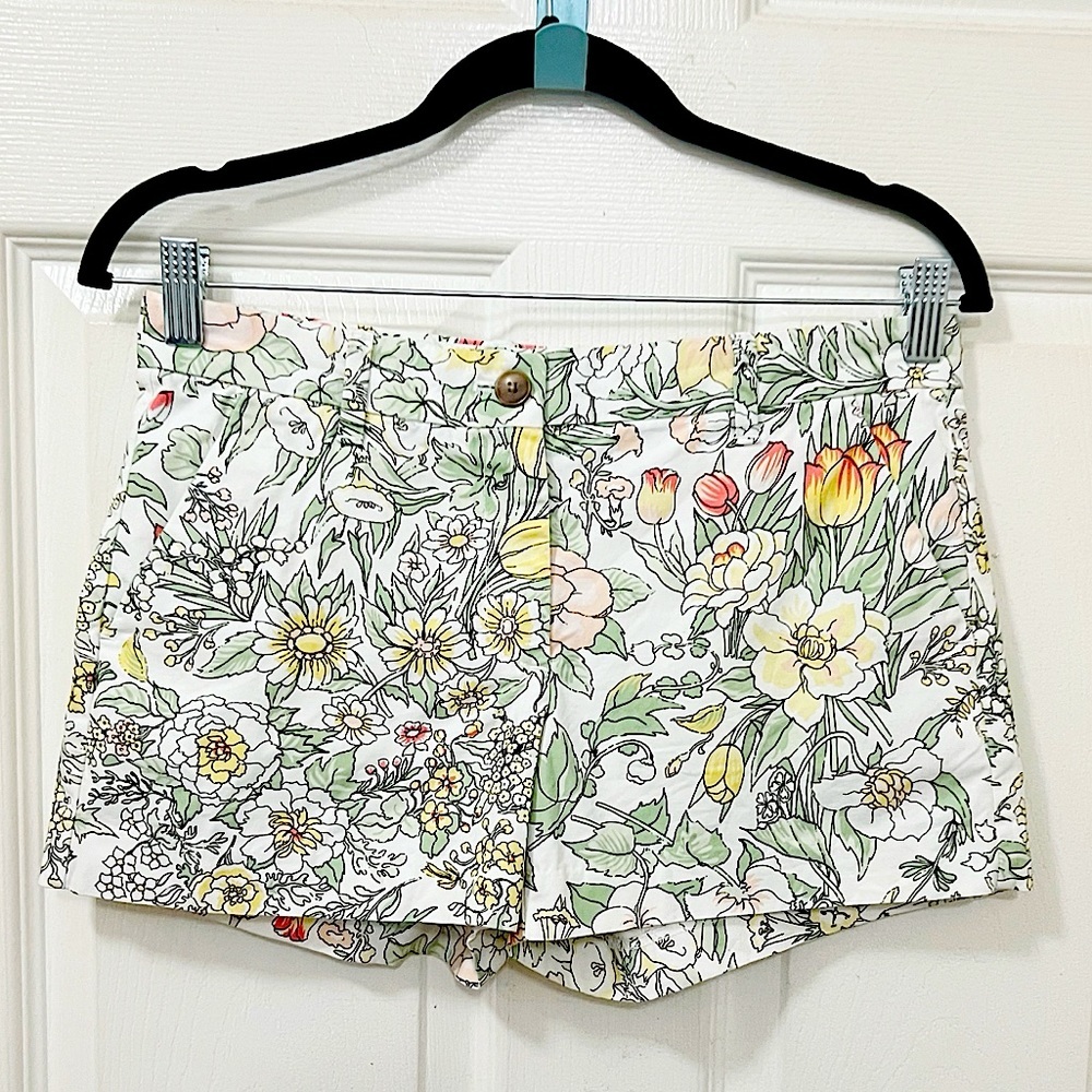 Gap Floral summer khaki shorts 100% Cotton - Picture 4 of 5